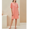 V-neck Short Sleeves Sleepdress