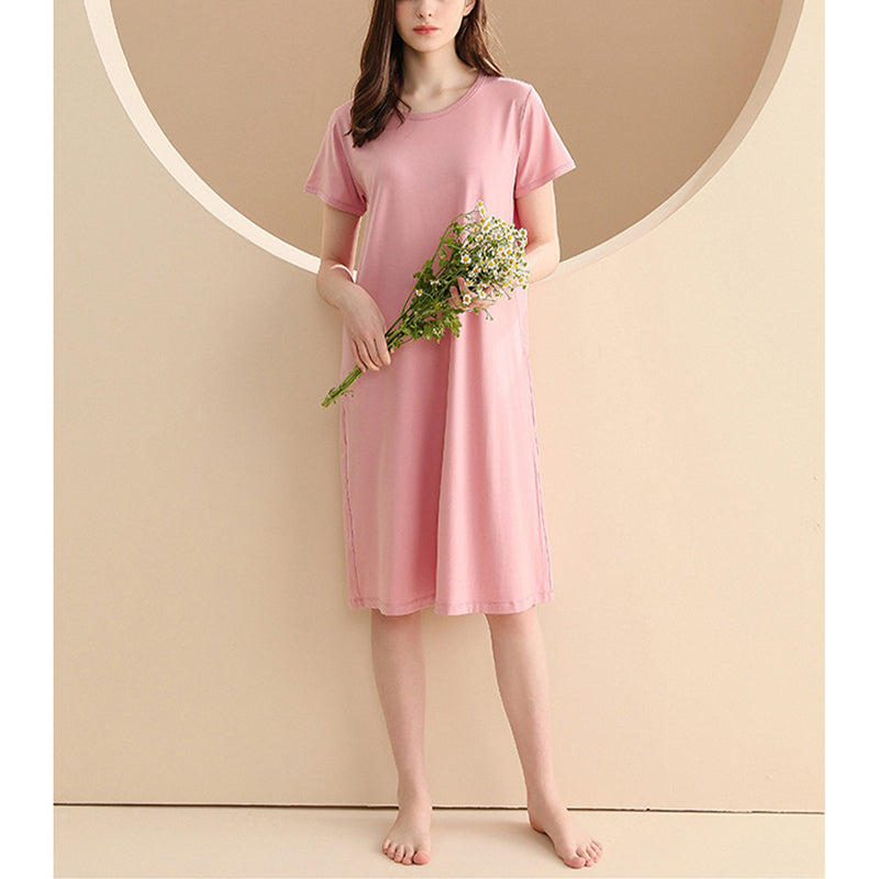 Round Neck A-line Sleepdress