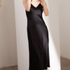 Women's Long Silk Suspender Dress Evening Gown