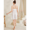 White Cotton Suspender Nightdress