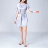 Lace Chest Panel Silk Nightdress