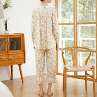 Flowers Printed Pajama Set