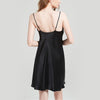 Silk Nightgown Sexy Swing Neck Suspender Dress Pajamas