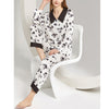 Floral Print Satin Pajama Set