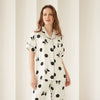 Dog Print Lovely Home Wear 2PCS Casual Nightwear