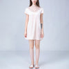 V Neck Hollow Out Lace Silk Nightdress