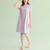 Color Block Short Sleeved  Split Sleepdress