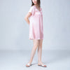 Lace-up V-Neck Silk Nightdress