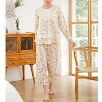 Flowers Printed Pajama Set