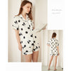 Dog Print Lovely Home Wear 2PCS Casual Nightwear