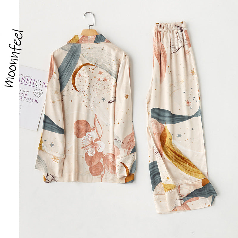 Starry Sky Long Sleeves Pajama Set