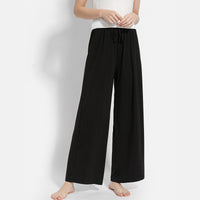 High-waisted Modal Loose-fit Wide-leg Pants