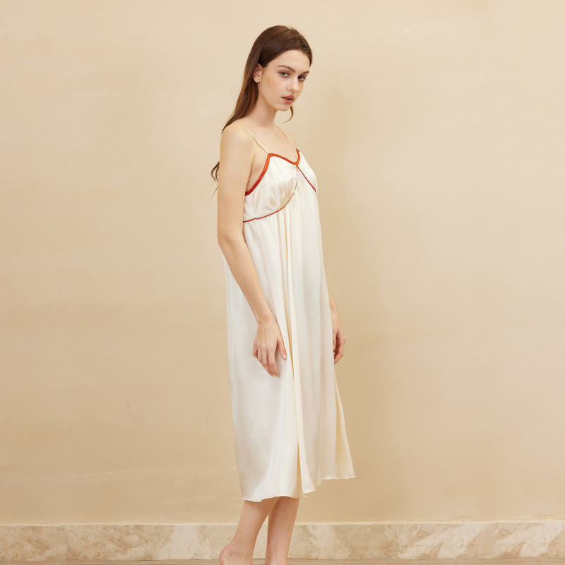 Loose Silk Slip Nightdress