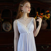 Sweet French V-Neck Lace Nightdress