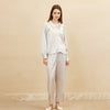 19 Momme Mulberry Silk Gentle Long Sleeve Trousers Pajamas Set