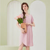 Solid Modal Nightgown With Breast Pad