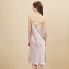 Satin Border Silk Slip Nightdress