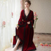 Vintage Velvet Nightgown Set