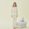 Category A 220g Thick Cotton Long Sleeve Trousers Pajamas Set