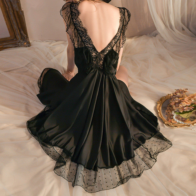 Sexy Lace Gauze Gorgeous Nightdress