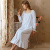 Palace Style Cotton Long-Sleeved Nightdress