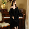 Vintage Velvet Nightgown Set