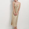 16 Momme Mulberry Silk Suspender V-Neck Long Nightdress