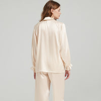 19 Momme Mulberry Silk Raglan Sleeves Pajamas Set