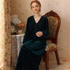 French Velvet Long Sleeve Nightdress