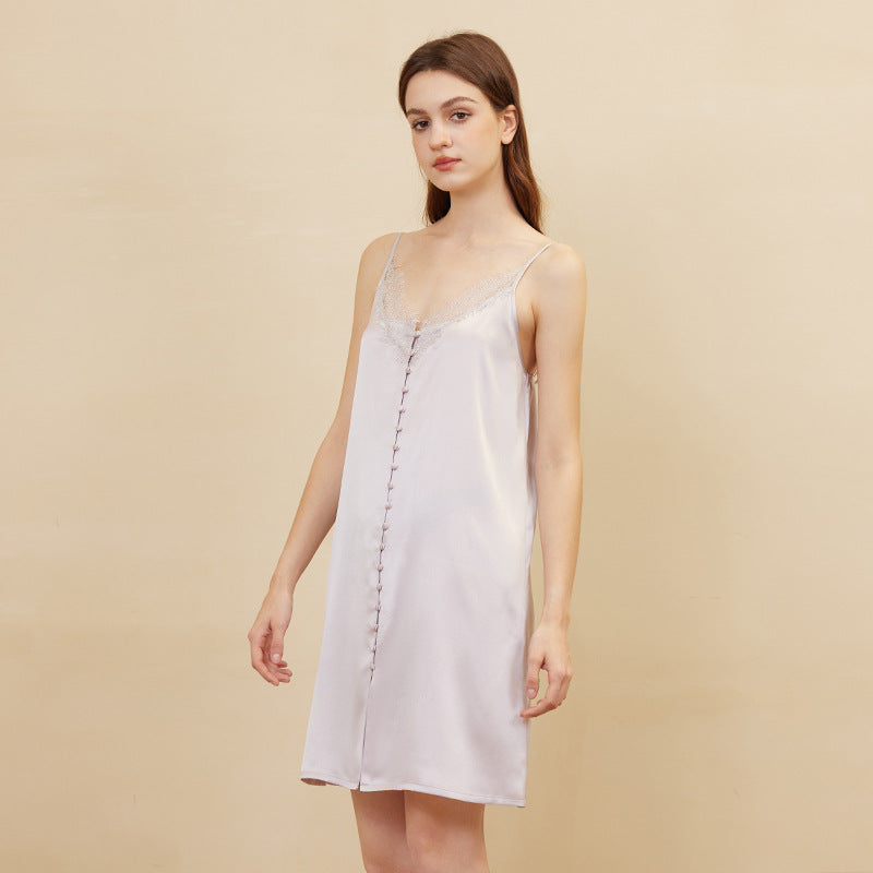 Elegant Silk Slip Nightdress