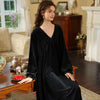 French Velvet Long Sleeve Nightdress