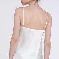 19 Momme Mulberry Silk Lace Suspender Nightdress