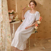 Palace Style Cotton Short-Sleeved Nightdress