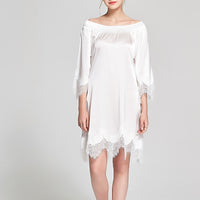 16 Momme Mulberry Silk Boat Neck Nightdress