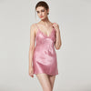 16 Momme Mulberry Silk Lace Suspender Mini Nightdress