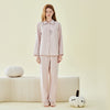 Cotton Kitten Embroidery Long Sleeve Pants Pajamas Set