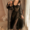 Sexy Lace Long Nightdress Set