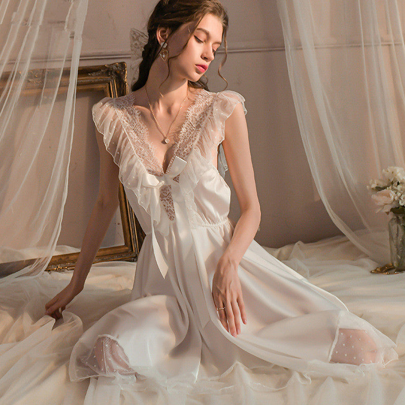 Sexy Lace Gauze Gorgeous Nightdress