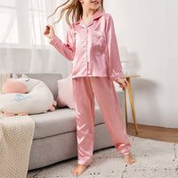 Pink Trimmed Kids' Pajamas